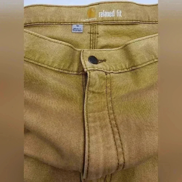 Carhartt Men's Size 42 Rugged Flex Relaxed Fit Canvas Work Shorts NWT - Picture 3 of 5